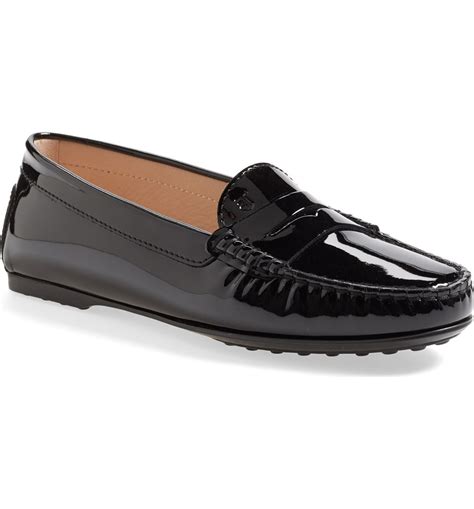 Tods Patent Leather Penny Loafer Women Nordstrom