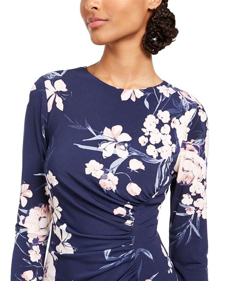 Harper Rose Long Sleeve Floral Sheath Dress Macys