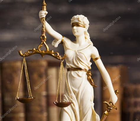 Statue Of Lady Justice And Law Concept Stock Photo By ©janpietruszka