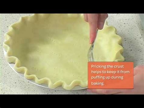 If you wish to use a pastry topping, roll out the dough and cover the pie plate. How to Make a Fluted Pie Crust - YouTube (With images ...