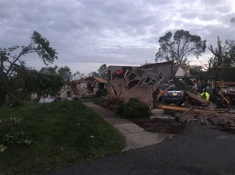 Photos Aftermath Of The Tornadoes That Hit Dayton Monday