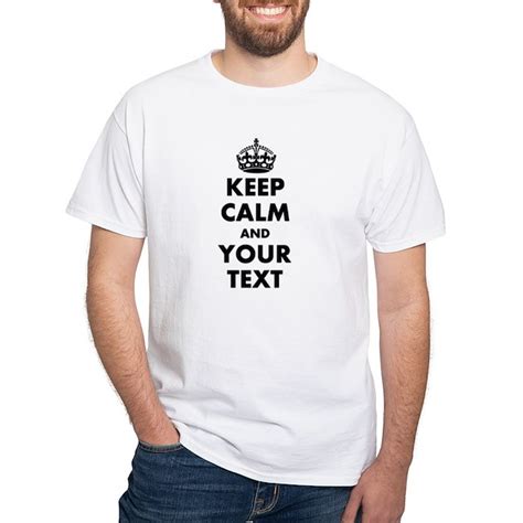 Personalized Keep Calm T Shirt For Men By Hqart