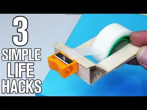 3 Simple Life Hacks for Sharpener - YouTube