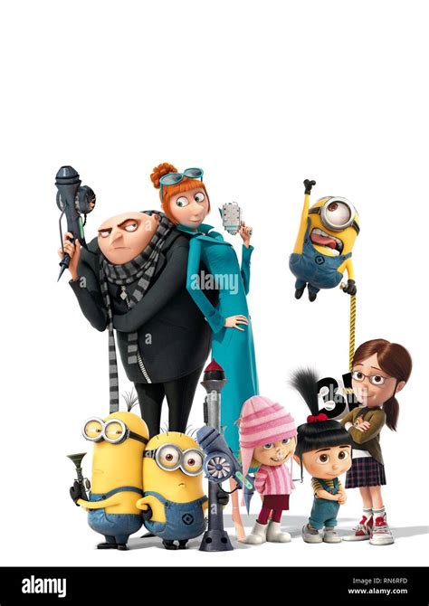 Gru Lucy Wilde Schergen Edith Margo Agnes Despicable Me2 2013