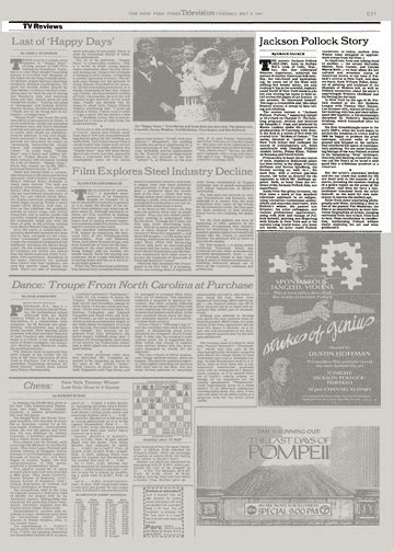 Jackson Pollock Story The New York Times