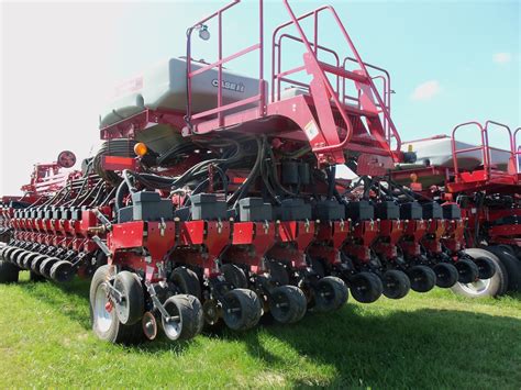 First, let's bring wheat to our brewery. Rear of the 36 row CaseIH 1260 corn planter | Farm ...