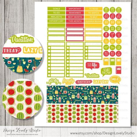 Happy Planner June Stickers June Planner Kit June Happy Etsy Happy