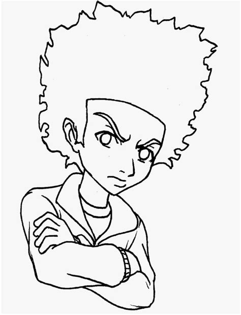 Free Boondocks Coloring Pages