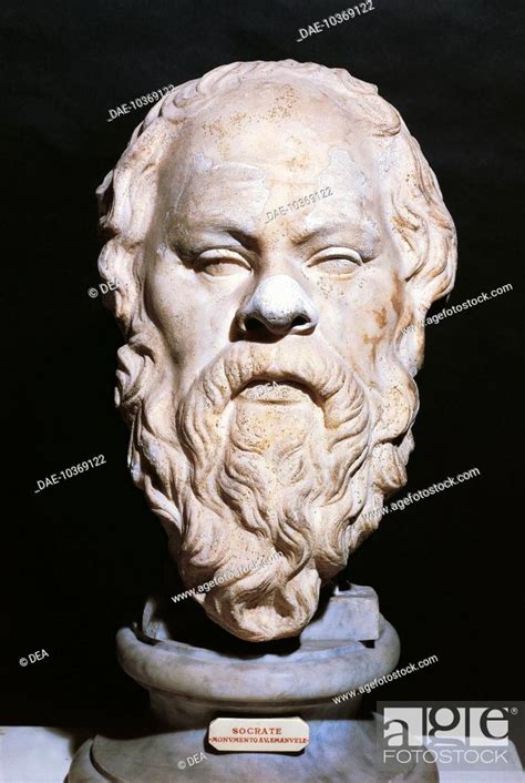 Bust Of Socrates Athens 469 Bc Athens 399 Bc Athenian