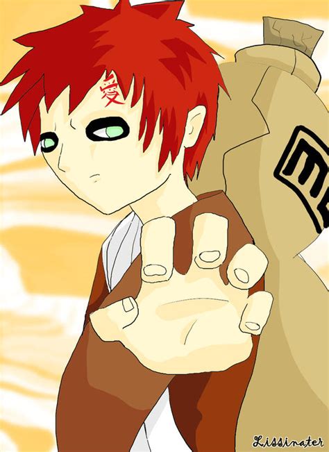 Gaara Of The Sand By Lissinater On Deviantart