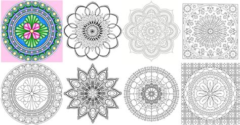 Real nice, pretty contrasting colors, i love the different choices of coloring pages, but zooming. 15 Amazingly Relaxing Free Printable Mandala Coloring ...