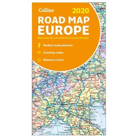 Europe 2018 Collins Road Map By Harpercollins Publishers
