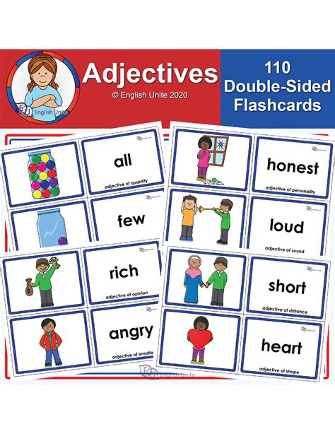 English Unite Flashcards Common Adjectives