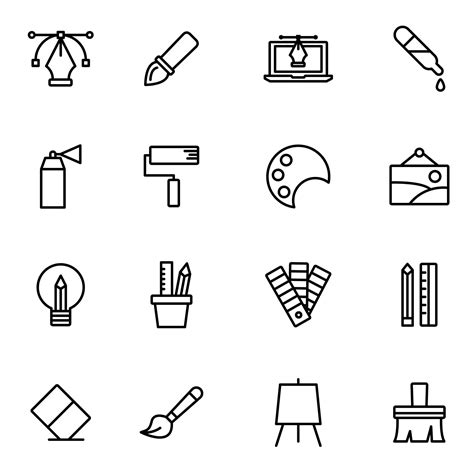 25 Art And Design Icons