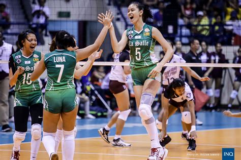 See the team at the end of the season being exactly the way you and the players want to be. Inquirer top 7 UAAP 81 women's volleyball players: Week 9 ...