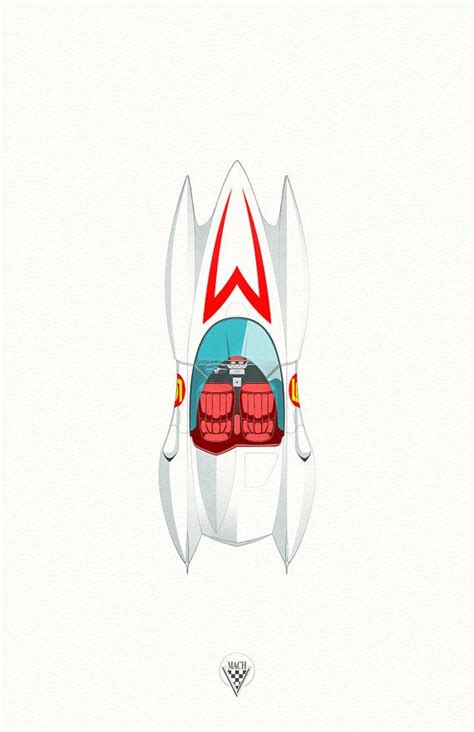 Speedracer Mach 5 By Speed Racer Cartoon Speed Racer Car Speed Racer