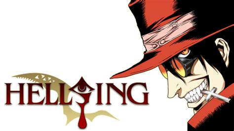Download Hellsing Ultimate Tv Show Image With Logo And Character Alucard Hellsing Png Image