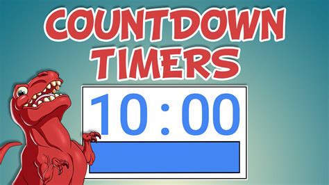 Countdown Timers w/ Progress Bar | Datasaurus-Rex