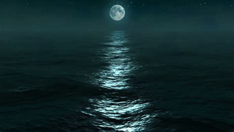 Moonlight At The Oceana Good Night Stock Footage Video 4505600