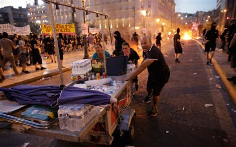 Greece Crisis Athens Protests Turn Violent