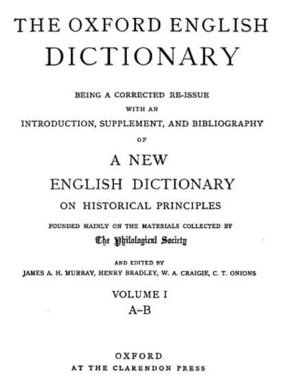 Pdf The Oxford English Dictionary Pdf Panot Book