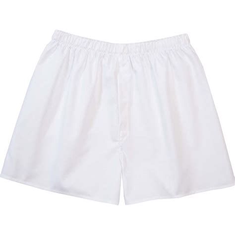 White Cotton Boxer Shorts Mens Country Clothing Cordings