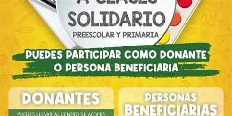 Realizan CampaÑa “regreso A Clases Solidario” Sensor Cero