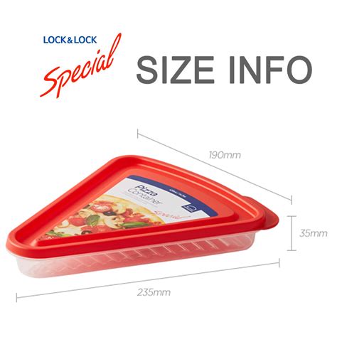 When refrigerating or freezing, don't store the pizza in the cardboard box it came in; Lock & Lock Pizza Storage Container 420ml Food Bread ...
