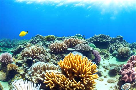 Underwater Scene Ocean Coral Reef Underwater Sea World Under Water