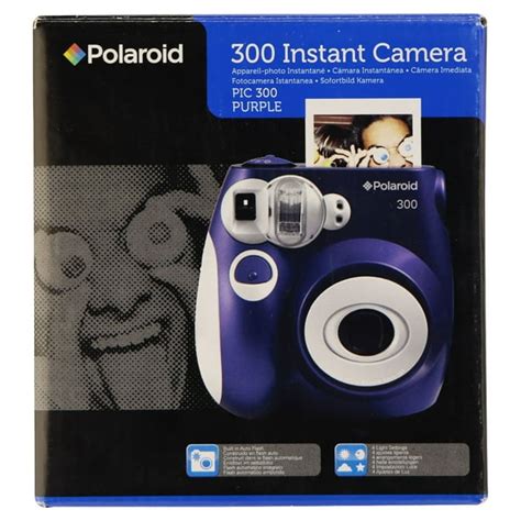 Polaroid Pic 300 Instant Film Digital Camera Purple