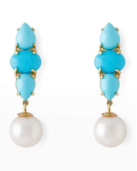 Turquoise Drop Earrings Neiman Marcus