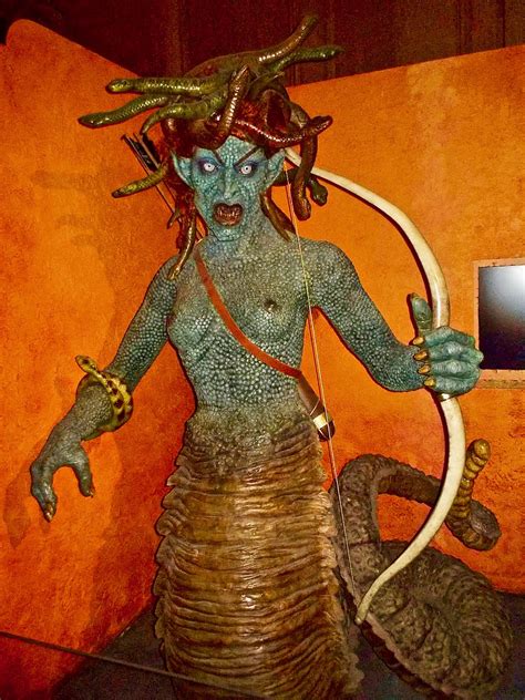 amazing life sized medusa statue based on the animation model for clash of the titans photo by