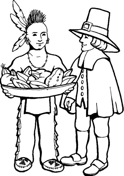 Home printable pilgrim coloring page for kids. Pilgrim coloring pages to download and print for free
