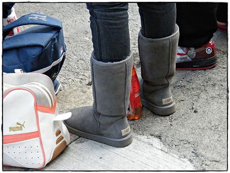 Teenage Girl Wears Sexy Grey Ugg Boots Seen In Dublin I Flickr