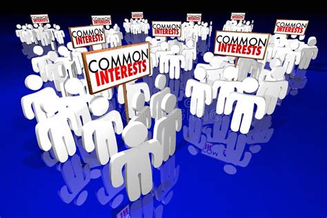 Common Interests Stock Illustrations 170 Common Interests Stock