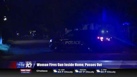 Police Intoxicated Woman Fires Gun Inside Home Then Passes Out