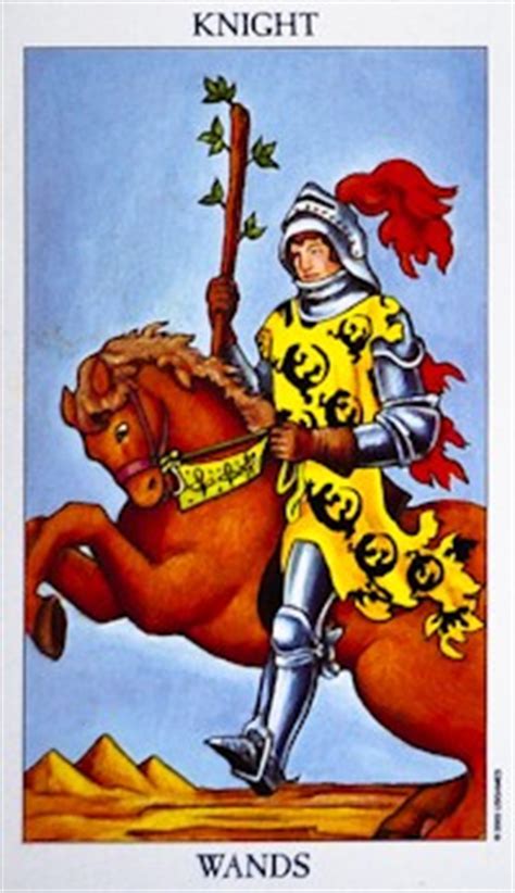 A detailed written and youtube presentation of the knight of wands of the thoth tarot court cards as part of a complete series on this deck. Knight of Wands Tarot Card Meanings