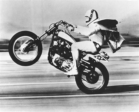 In 1976 evel knievel was near the peak of his fame, he had announced his retirement just a year earlier after. The day MCN rode an Evel Knievel Harley-Davidson XR750 replica