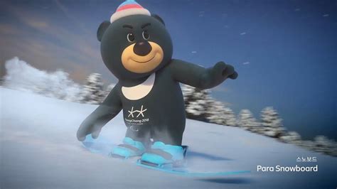 Pyeongchang 2018 Paralympic Winter Games Mascot Animation Olympics