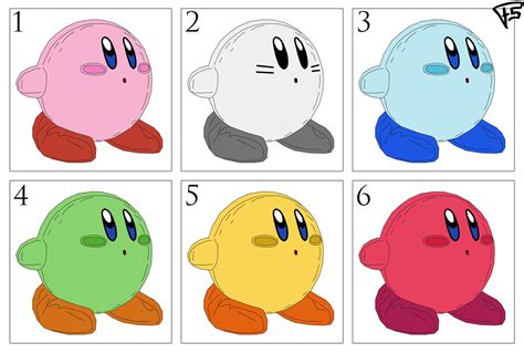 Kirby Colors By Brainstorm Bw Style On Deviantart