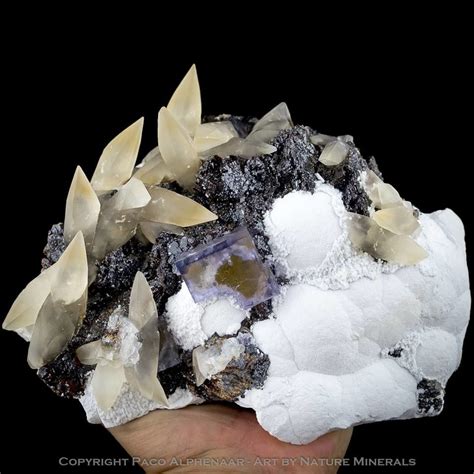 Fluorite From Denton Mine Cave In Rock Hardin County Illinois Usa
