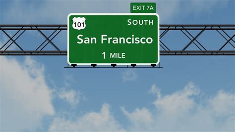 4k San Francisco Usa Interstate Stock Footage Video 100