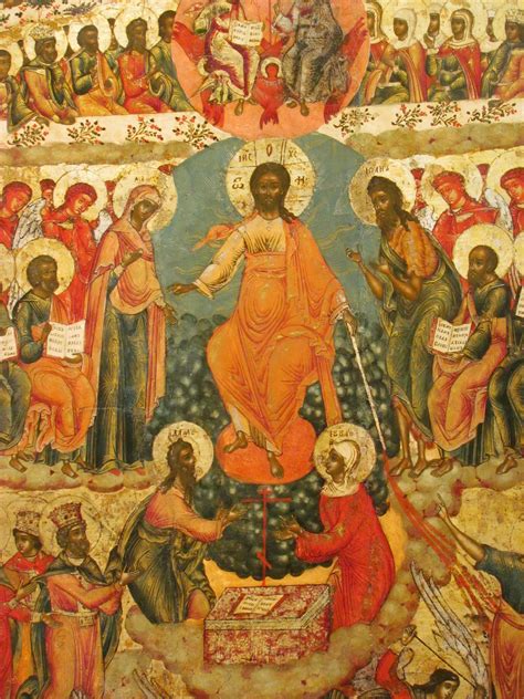 Jesus Christ The Last Judgement Icons Of Different Subjects