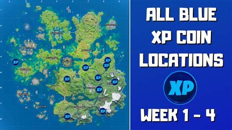 All xp coins in fortnite chapter 2 season 4 week 8 are yours! All 10 Blue XP Coins Locations in Fortnite (Week 1-4 ...