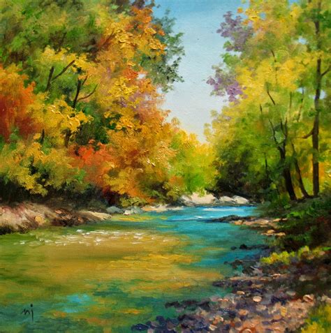 Nels Everyday Painting Fall Creek Sold