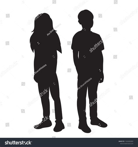 214980 Silhouette Boy Girl Images Stock Photos And Vectors Shutterstock