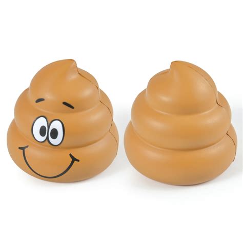 Promotional Poop Emoji Stress Toys Budget Promotion