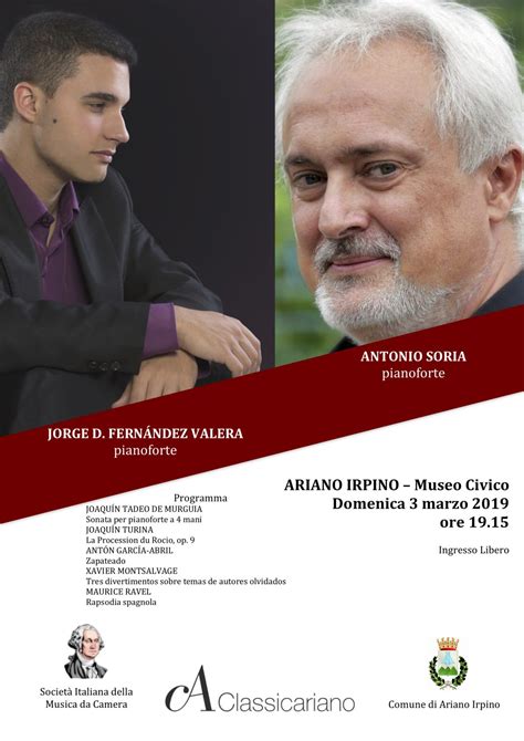 Ariano Irpino Piano Concerto Per Soria E Valera Nuova Irpinia
