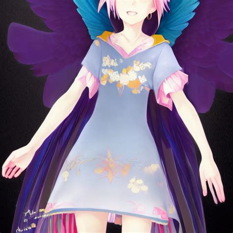 Prompthunt Portrait Of Amane Kanata The Angel Anime Fantasy