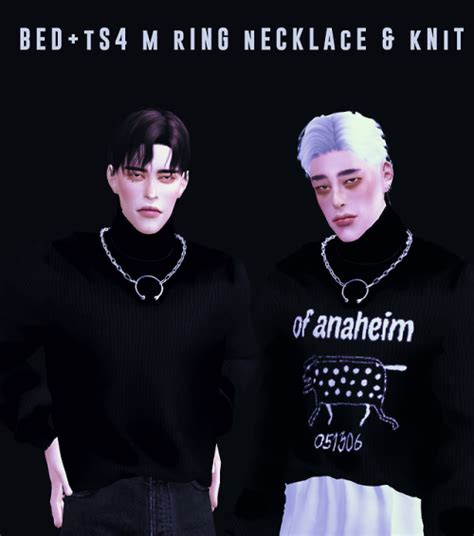 Iridescent — Bedts4 M Ring Necklace And Knit Meshandtexture By